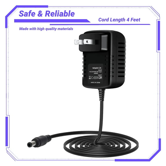 K-MAINS AC/DC Adapter Compatible with S.M.S.L SMSL Model SAp1201 Switching Power Supply Cord Cable PS Wall Home Charger Mains PSU