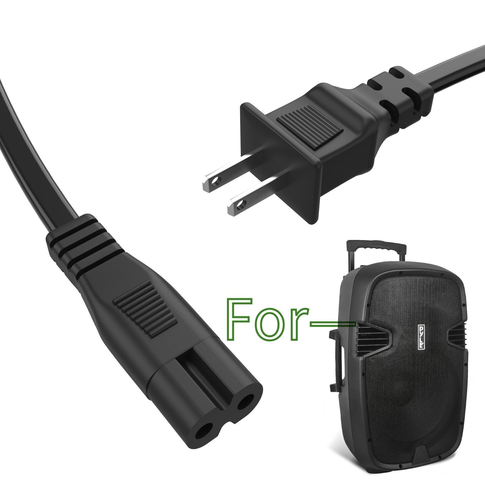 K-MAINS AC Power Cord Cable Comaptible With Pyle PPHP1235WMU ...