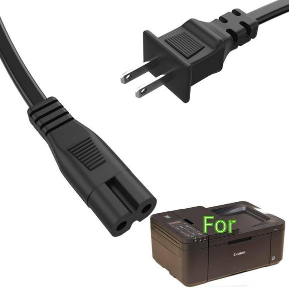 K-MAINS AC wall Power supply Cord Replacement Cable Lead Connector Compatible With Pixma TR4520 TR4522 TR4720 TR4722 Printer