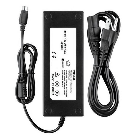 K-MAINS Ac Adapter Charger Replacement for 24V 4 Pin APEX AVL2776 ILO-2600 JVC LT-23X576 LCD