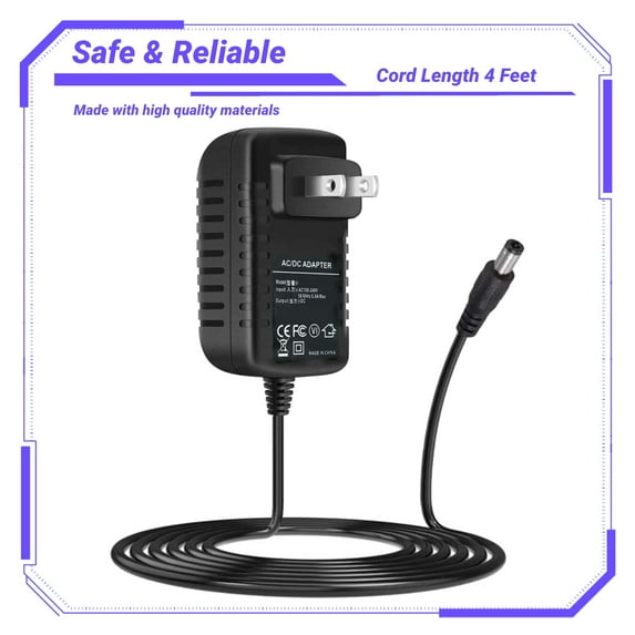 K-MAINS Compatible AC Adapter Replacement for Neat NeatDesk ND-1000 NeatConnect NC-1000 Scanner SYS1308-2424-W2