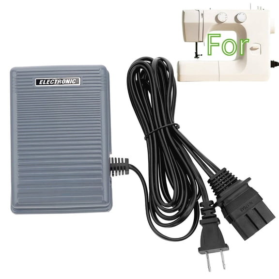 K-MAINS Power Cord & Pedal Compatible With LS1217 XL3100 XL3750 LS590 LS2400 LS1717