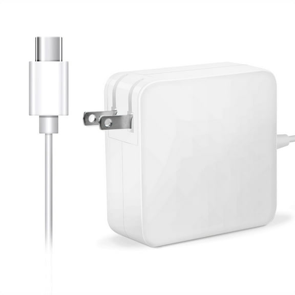 K-MAINS White 5ft 65W Type-C USB-C Power AC Adapter Charger Replacement for Lenovo Yoga 5 X1 X270 T470P PSU Mains