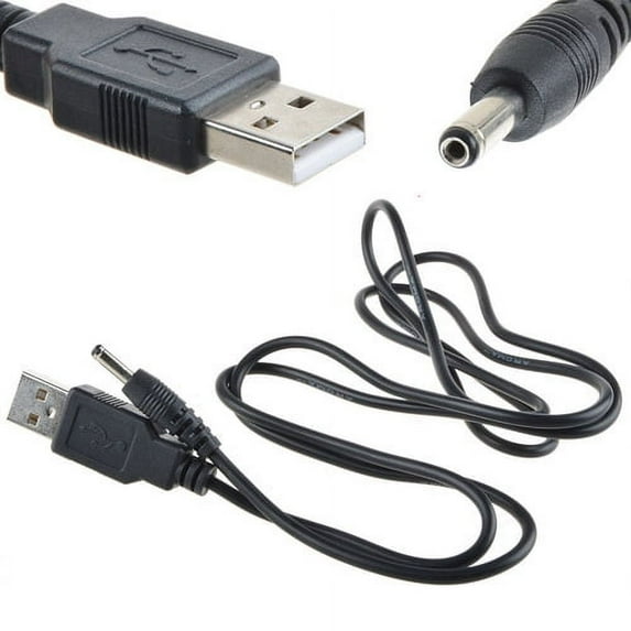 K-MAINS USB Charging Cable Cord Replacement For Sylvania SP328 B Black Red Silver Portable Speaker