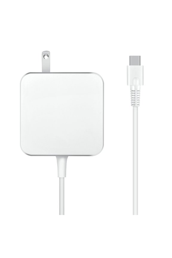White 45W AC Adapter Charger Power USB Cord Replacement for Google W16-045N5A Pixelbook 3.0 USB-C