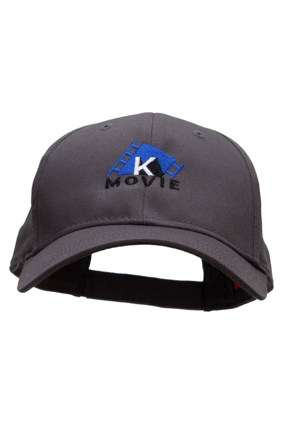 K-Movie Embroidered Low Profile Cap - Charcoal OSFM