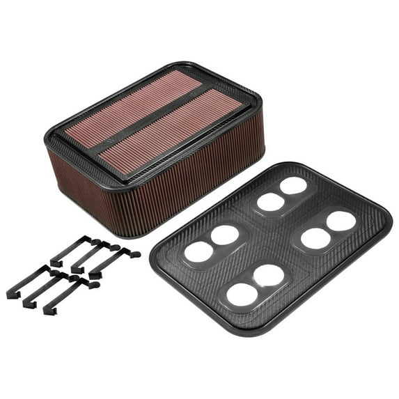 K&N 100-8562 Composite Airbox, filter top