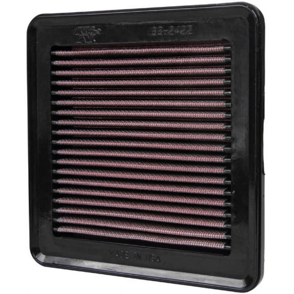 K&N Performance High-Flow Engine Air Filter: Washable, Multi-Layer Protection, Engineered to Boost Horsepower, 33-2422