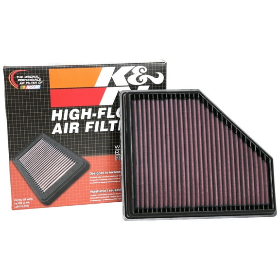 K&N 33-3136 Replacement Air Filter Fits select: 2019-2023 BMW 330I, 2019-2023 BMW 330XI