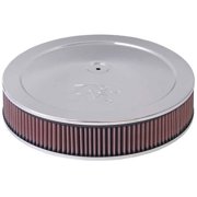 K&N 5-1/8in / 14in ID X 1.5in O/S Flat Base Air Cleaner Assembly