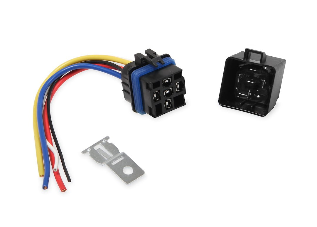 Mr Gasket 40100G Waterproof Relay 12V DC/30 Amp Continuous/40 Amp Momentary 7 in. Long Wiring Pigtail Waterproof Relay