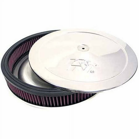 K&N 59-3214 Flame Arrestor Stainless Steel Natural 14" X 8.875"x 5.125 In. Inlet
