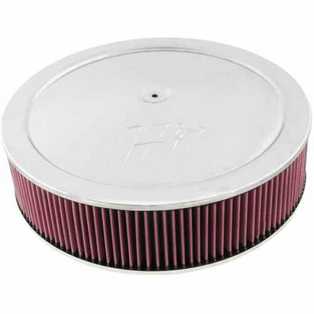 K&N 60-1641 Custom Air Filter 7-5/16"Flange 16"Dia 4-1/16"H 1"Drop Base