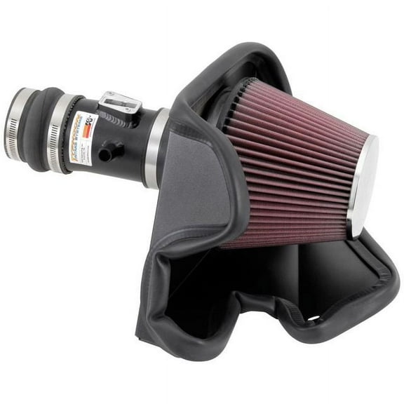 K&N 69-7063TTK Typhoon Cold Air Intake System Black Textured Fits select: 2013-2016 NISSAN PATHFINDER, 2014-2015 INFINITI QX60
