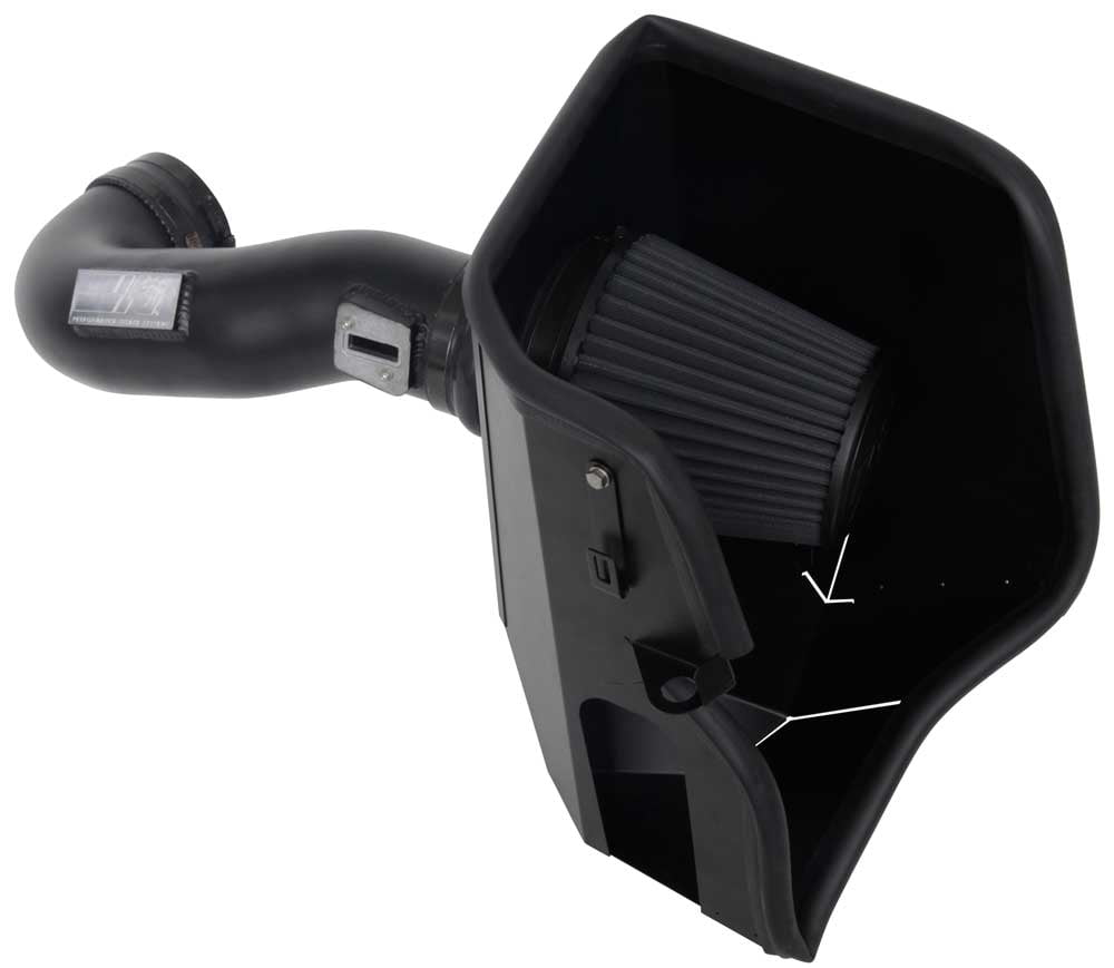 K&N BlackHawk Cold Air Intake System: Easy Installation, Engineered to Maximize Airflow, Boost Horsepower & Torque, 71-3110