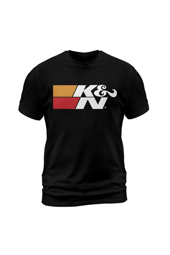 K&N Air Filters Logo Design T-Shirt Funny Size S-5XL Made in USA