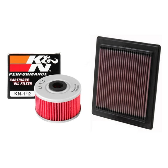 K&N Air and Oil Filter Black Kit for ATV/UTV POLARIS Predator 500 2003