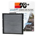 thumbnail image 1 of K&N Cabin Air Filter: Washable and Reusable: Designed For Select 2000-2014 Toyota/Subaru/Mitsubishi/Lexus Vehicle Models, VF2002, 1 of 9