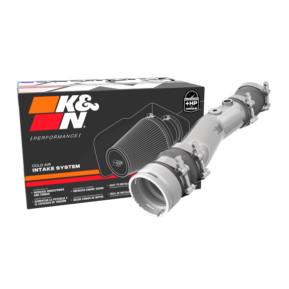 K&N Charge Pipe Kit, Guaranteed horsepower increase, Compatible with 2019-2021 Ford Ranger, 77-1007KC