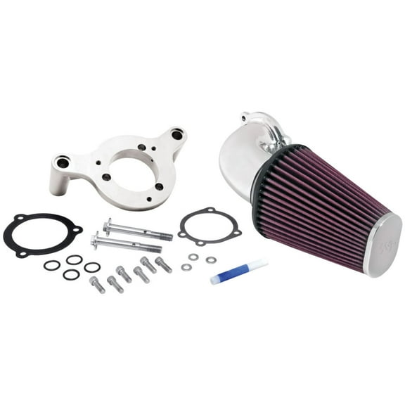 K&N Cold Air Intake Kit: High Performance, Guaranteed to Increase Horsepower: 2001-2017 HARLEY DAVIDSON (Street Bob, Fat Bob, Low Rider, Wide Glide, Switchback, other select models)57-1125P