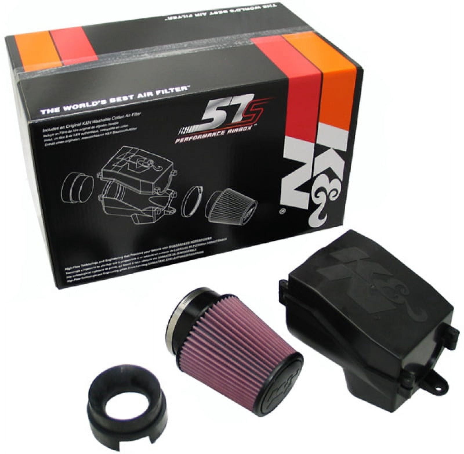 K&N Performance Cold Air Intake System: Easy Installation, Engineered to Maximize Airflow, Boost Horsepower & Torque, 57S-9500