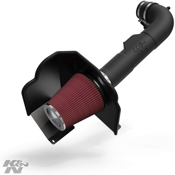 K&N Cold Air Intake Kit: 2014-2020 Chevy/GMC/Cadillac (Silverado 1500, Suburban, Tahoe, Sierra 1500, Yukon, Yukon Denali, Escalade) V8,63-3082