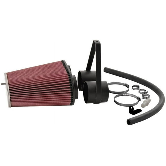 K&N Cold Air Intake Kit: High Performance, Guaranteed to Increase Horsepower: 1996-1997 FORD (F150, F250, F350, Bronco) 63-1014