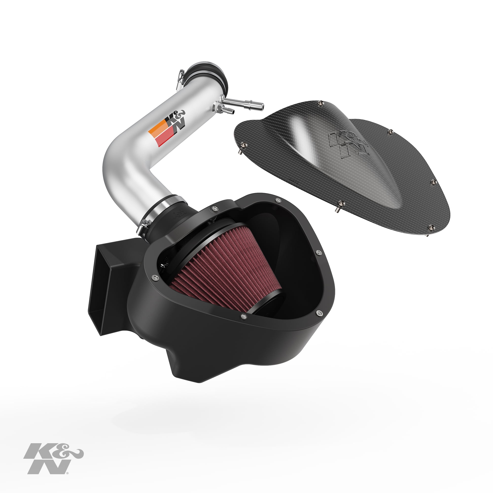 K&N Typhoon Cold Air Intake System: Easy Installation, Engineered to Maximize Airflow, Boost Horsepower & Torque, 69-3529TP
