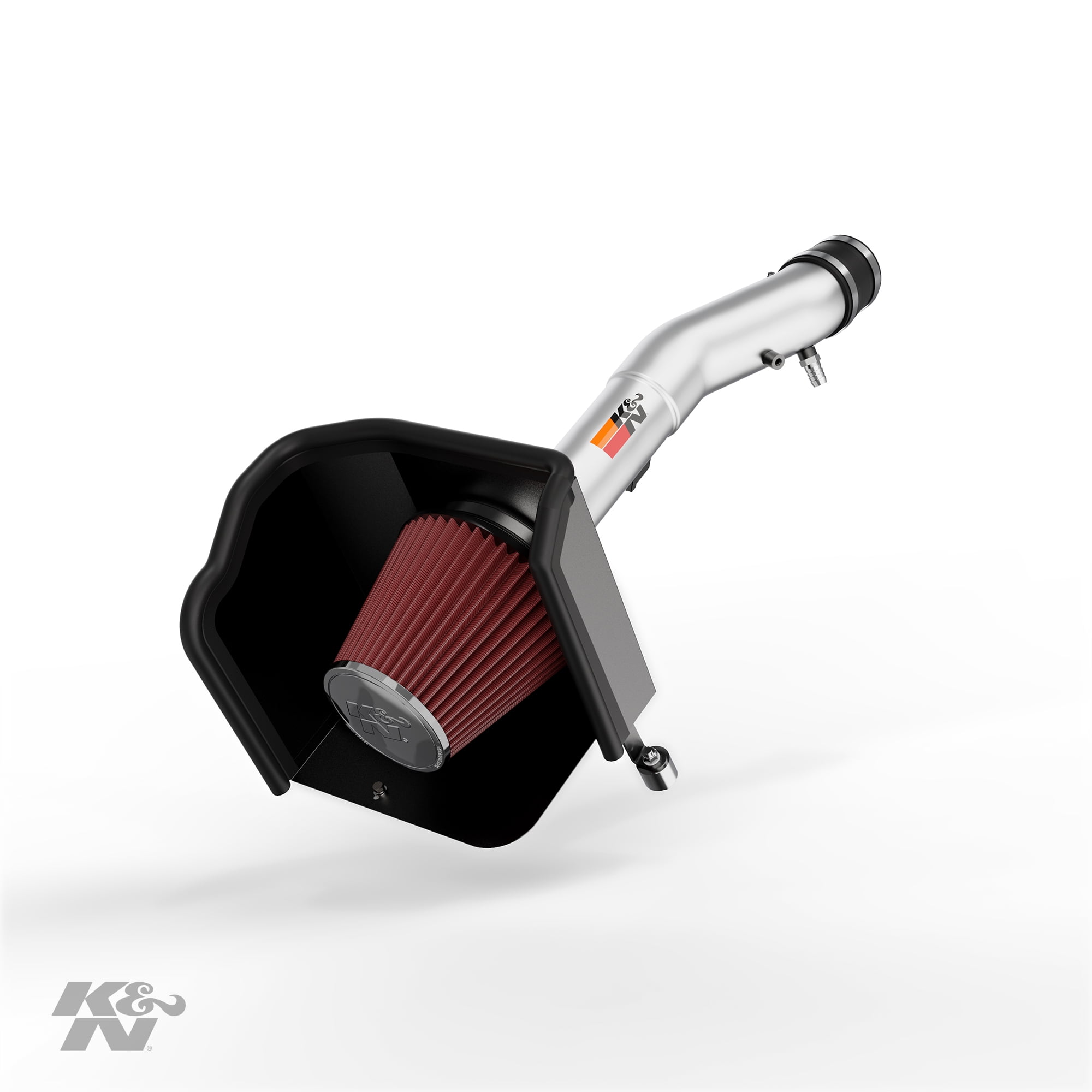 K&N Cold Air Intake Kit: High Performance, Guaranteed to Increase Horsepower: 2012-2015 Toyota Tacoma, 4.0L V6, 77-9037KP