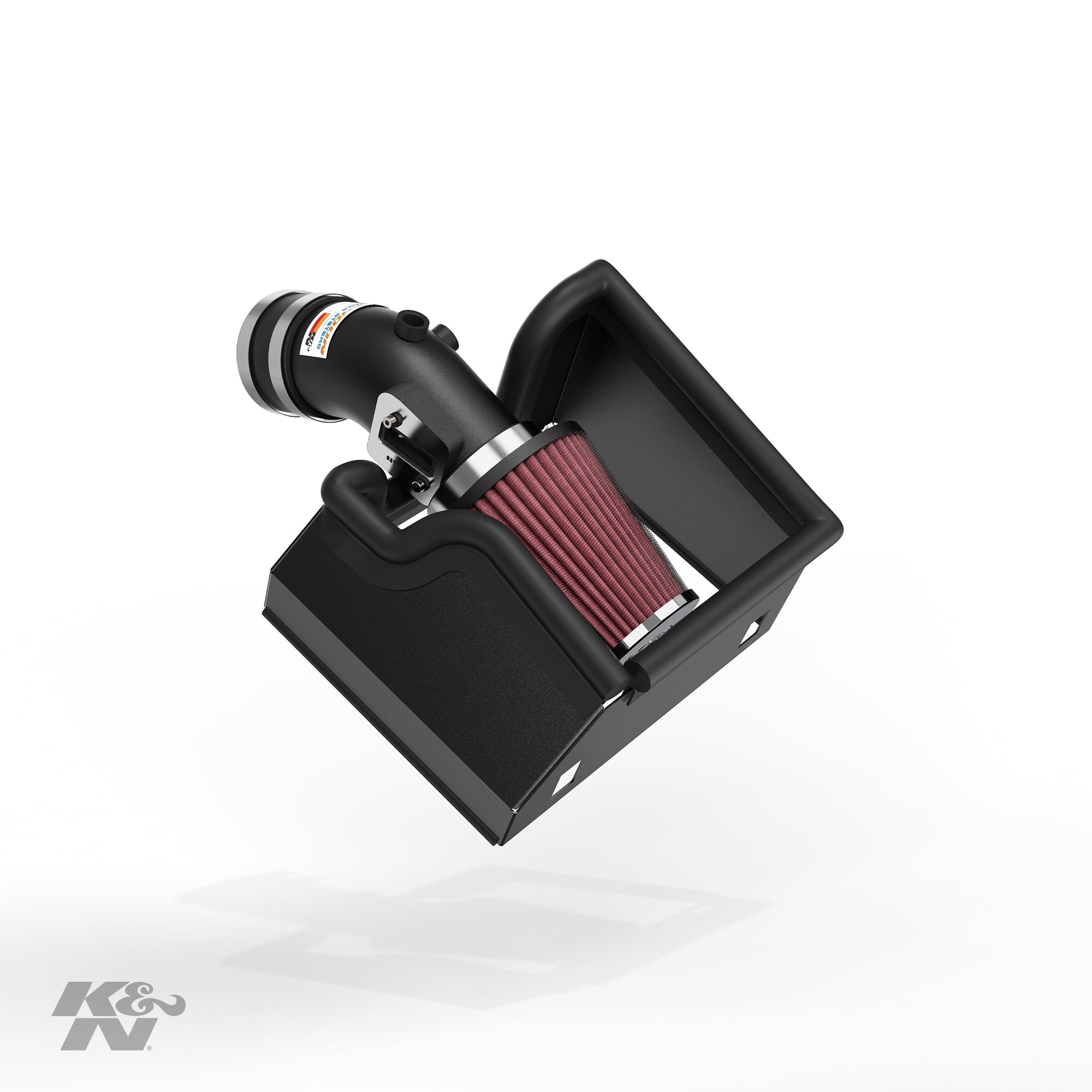 K&N Cold Air Intake Kit High Performance, Guaranteed to Increase