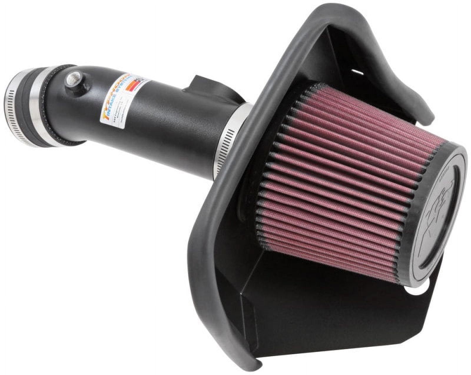 K&N Typhoon Cold Air Intake System: Easy Installation, Engineered to Maximize Airflow, Boost Horsepower & Torque, 69-6033TTK