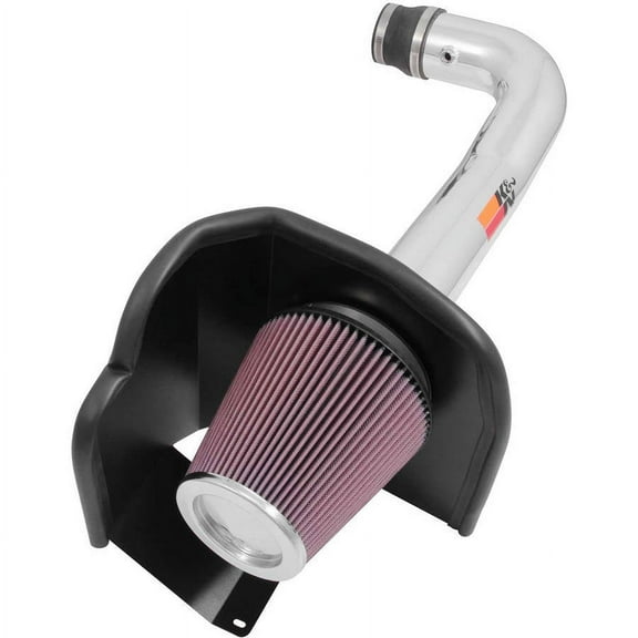 K&N Cold Air Intake Kit: High Performance, Guaranteed to Increase Horsepower: 2014-2018 Chevy/GMC (Silverado 1500, Sierra 1500) 4.3L V6, 77-3085KP