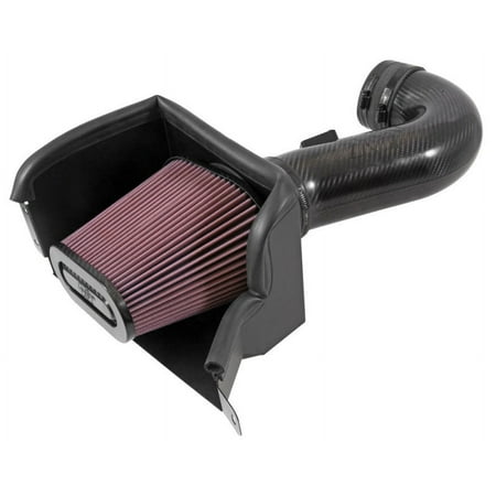 K&N Cold Air Intake Kit: High Performance, Guaranteed to Increase Horsepower: 2015-2018 Chevy Corvette Z06, 6.2L V8,63-3090