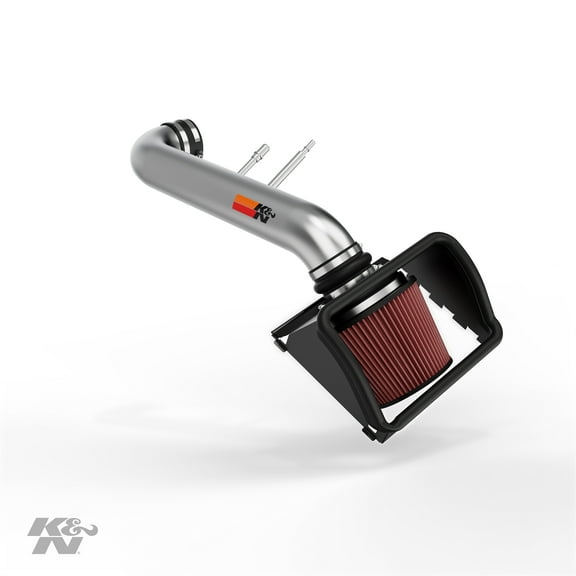 K&N Cold Air Intake Kit: High Performance, Guaranteed to Increase Horsepower: 2015-2019 Ford F150, 5.0L V8, 77-2591KP