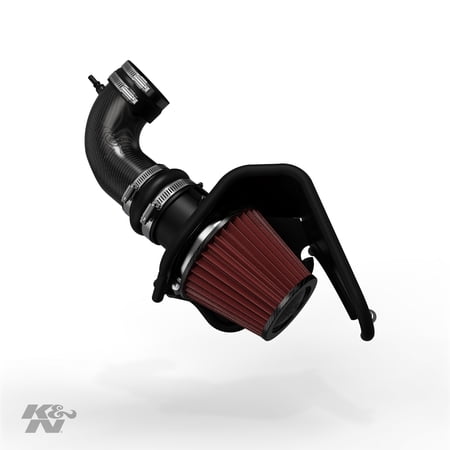 K&N Cold Air Intake Kit: High Performance, Guaranteed to Increase Horsepower: 2017-2019 Chevy Camaro ZL1, 6.2L V8,63-3099