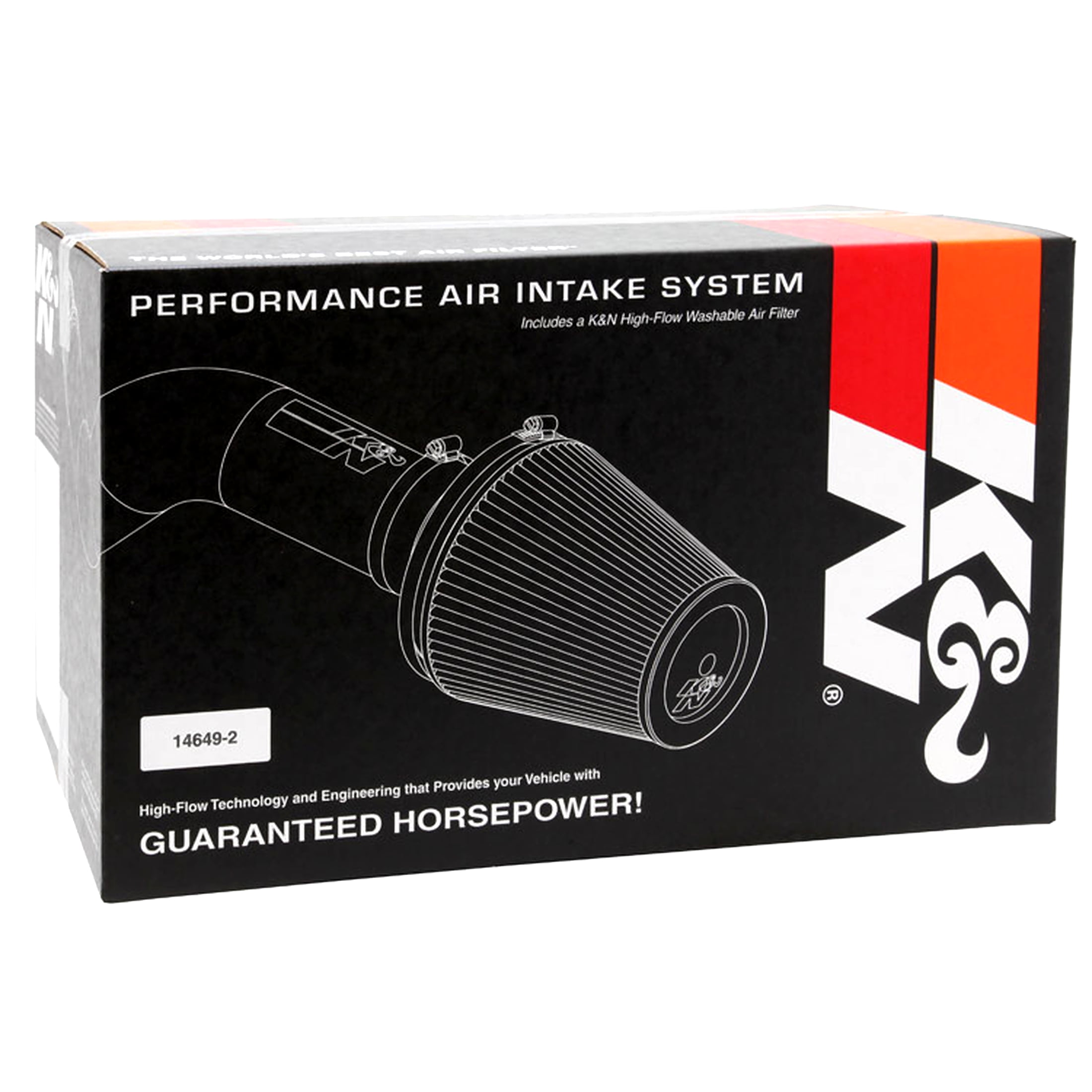K&N Performance Cold Air Intake System: Easy Installation, Engineered to Maximize Airflow, Boost Horsepower & Torque, 57-1525