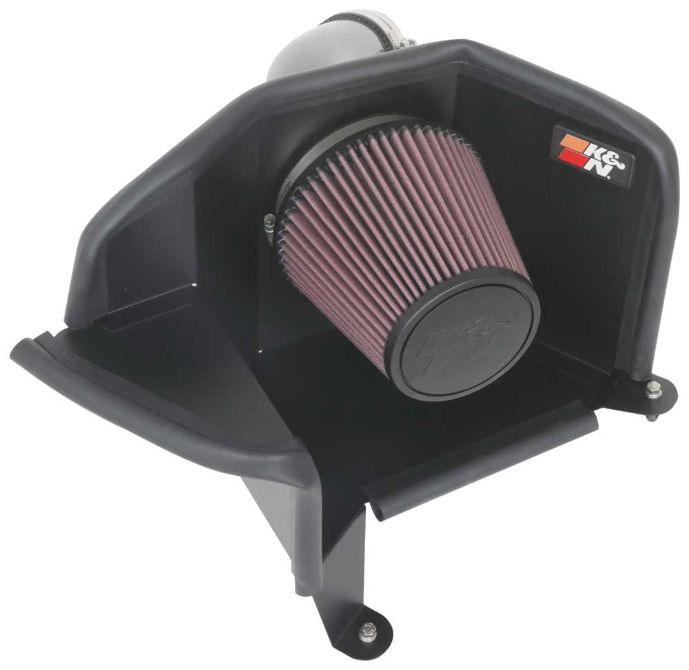 K&N Performance Cold Air Intake System: Easy Installation, Engineered to Maximize Airflow, Boost Horsepower & Torque, 77-2615KC