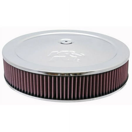 K&N Performance Universal Round Air Filter Assembly, 60-1430