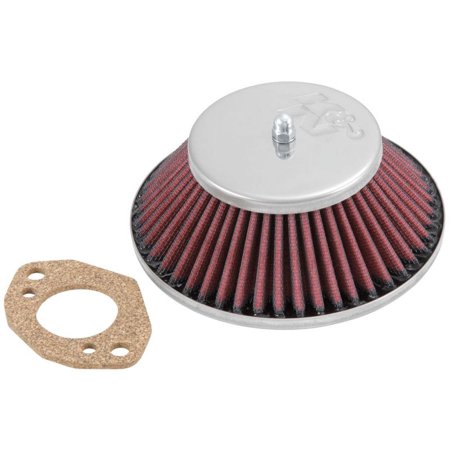 K&N Custom Racing Assembly - Round Tapered - Red 1.375in Neck Flange - 2.25in Over Height