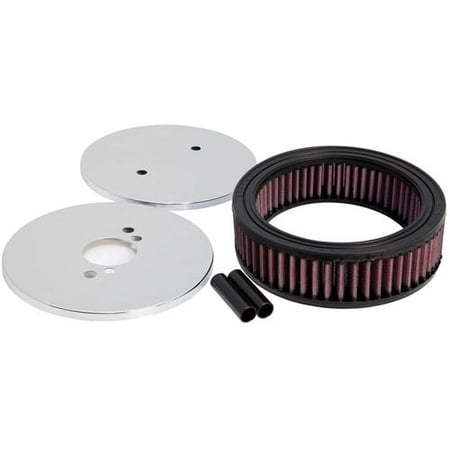 K&N Custom Round Racing Assembly Red 1.5in ID / 5.875in OD / 1.75in Height