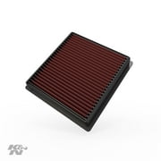 K&N Performance High-Flow Engine Air Filter: Washable, Multi-Layer Protection, Engineered to Boost Horsepower, 33-5064