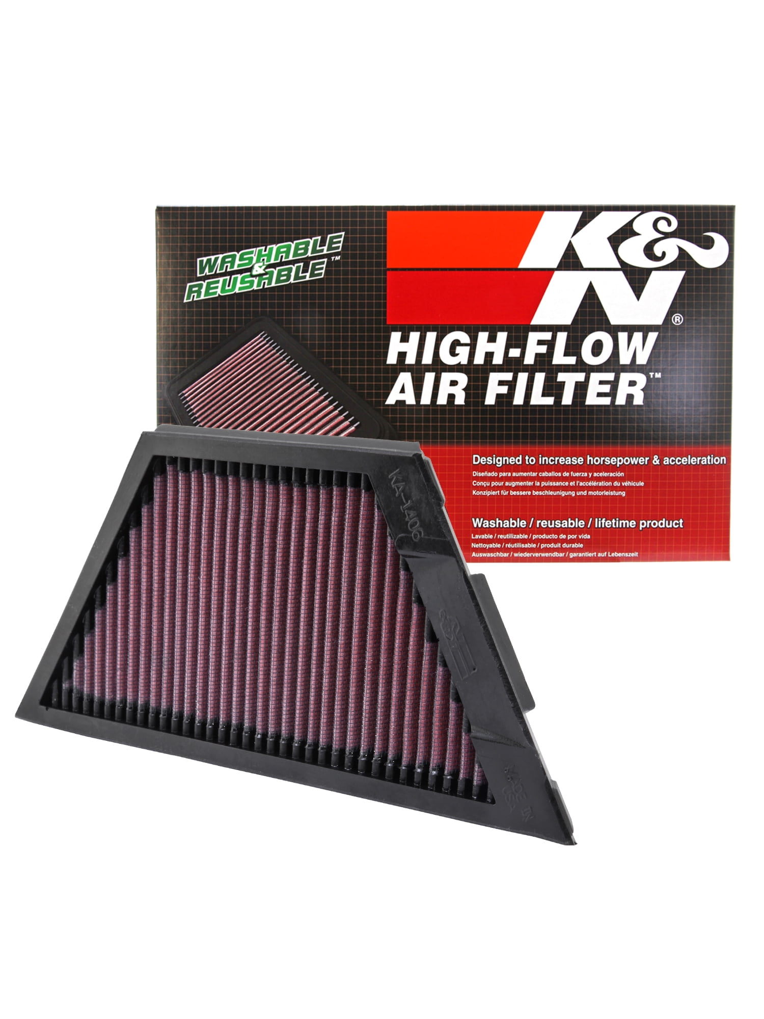 Ｋ K&n 33-2928 High Performance Replacement Air Filter For 2014 K&N