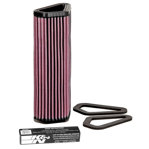 K&N Engine Air Filter: High Performance, Premium, Powersport Air Filter: 2007-2018 DUCATI (Diavel, Carbon, Diesel, Titanium, Streetfighter, Dark, Strada, 848 EVO, and other select models) DU-1007