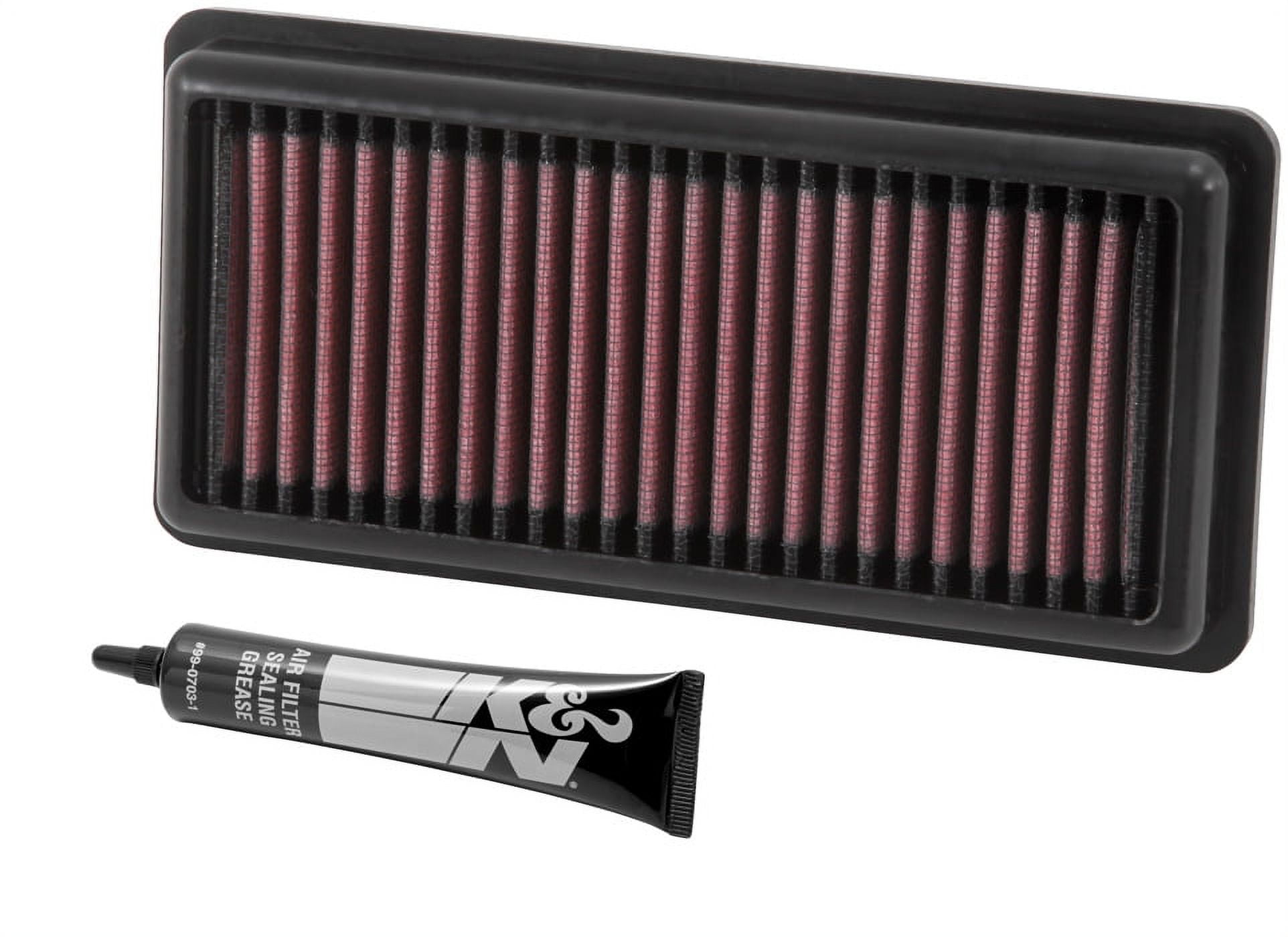 K&N TB-6706 High Performance Air Filter - Washable Replacement For Triumph, Increases Horsepower