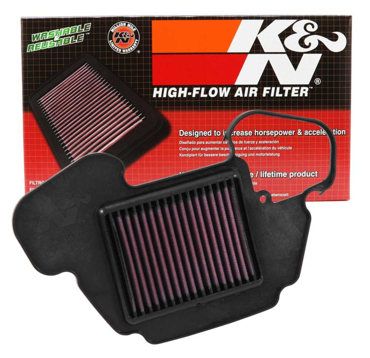 K&N Engine Air Filter: High Performance, Premium, Powersport Air Filter
