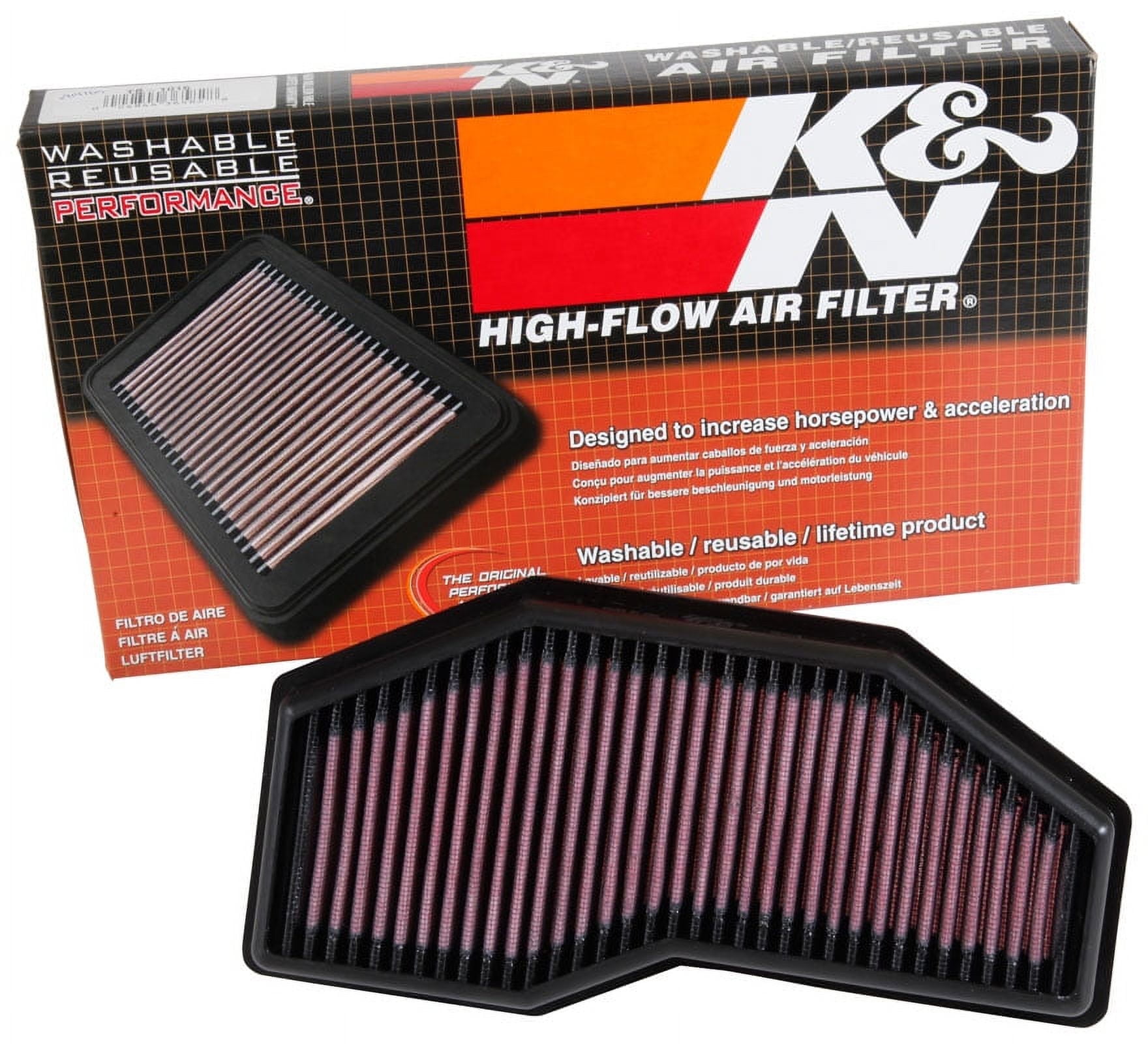 K\u0026N Engine Air Filter: High Performance, Premium, Powersport Air Filter: 2016-2019 TRIUMPH (Speed Triple RS, Speed Triple S, Speed Triple R, Street Triple R, Street Triple S) TB-1016