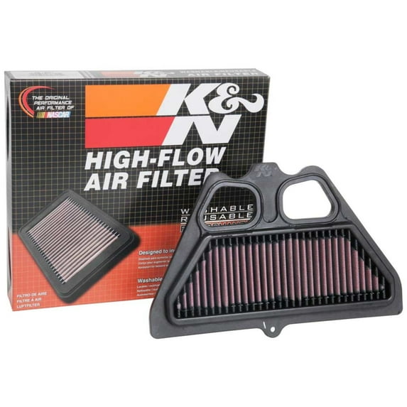 K&N Engine Air Filter: High Performance, Premium, Powersport Air Filter: 2017-2019 KAWASAKI (ZR900 Z900, ZR900 Z900 ABS) KA-9017