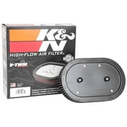 K&N Performance Powersports High-Flow Universal Engine Air Filter Washable, Multi-Layer Protection, Engineered to Boost Horsepower, HD-0900