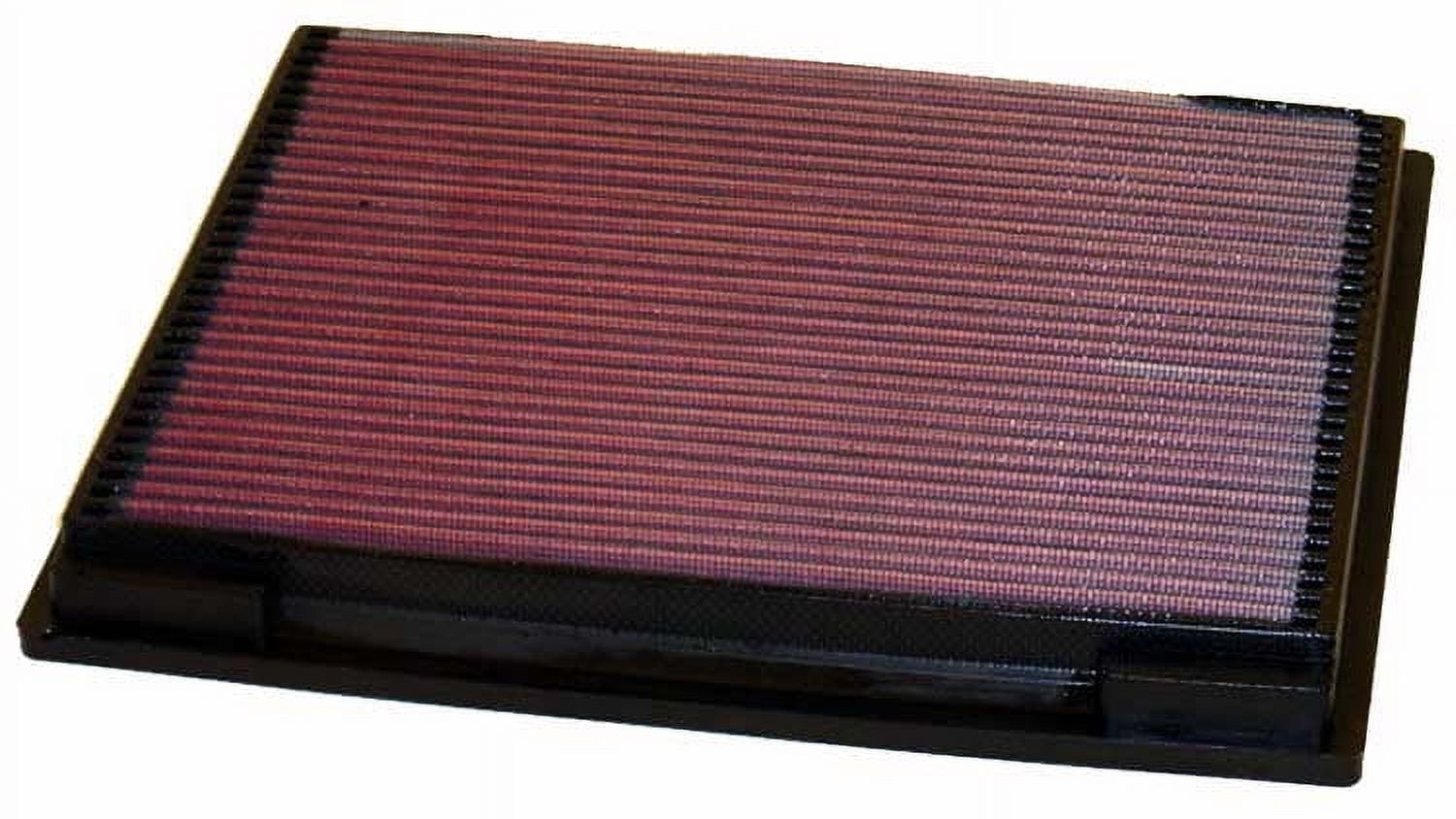 K&N Performance High-Flow Engine Air Filter: Washable, Multi-Layer Protection, Engineered to Boost Horsepower, 33-2048