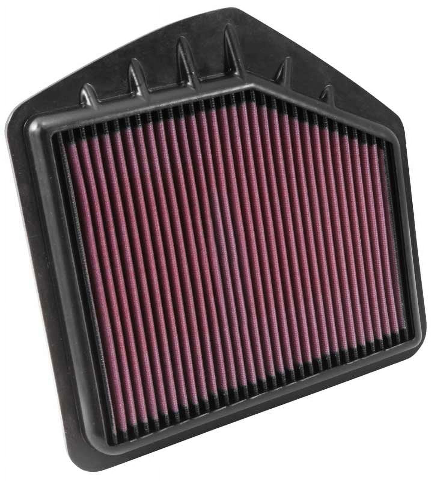K&N Performance High-Flow Engine Air Filter: Washable, Multi-Layer Protection, Engineered to Boost Horsepower, 33-5021